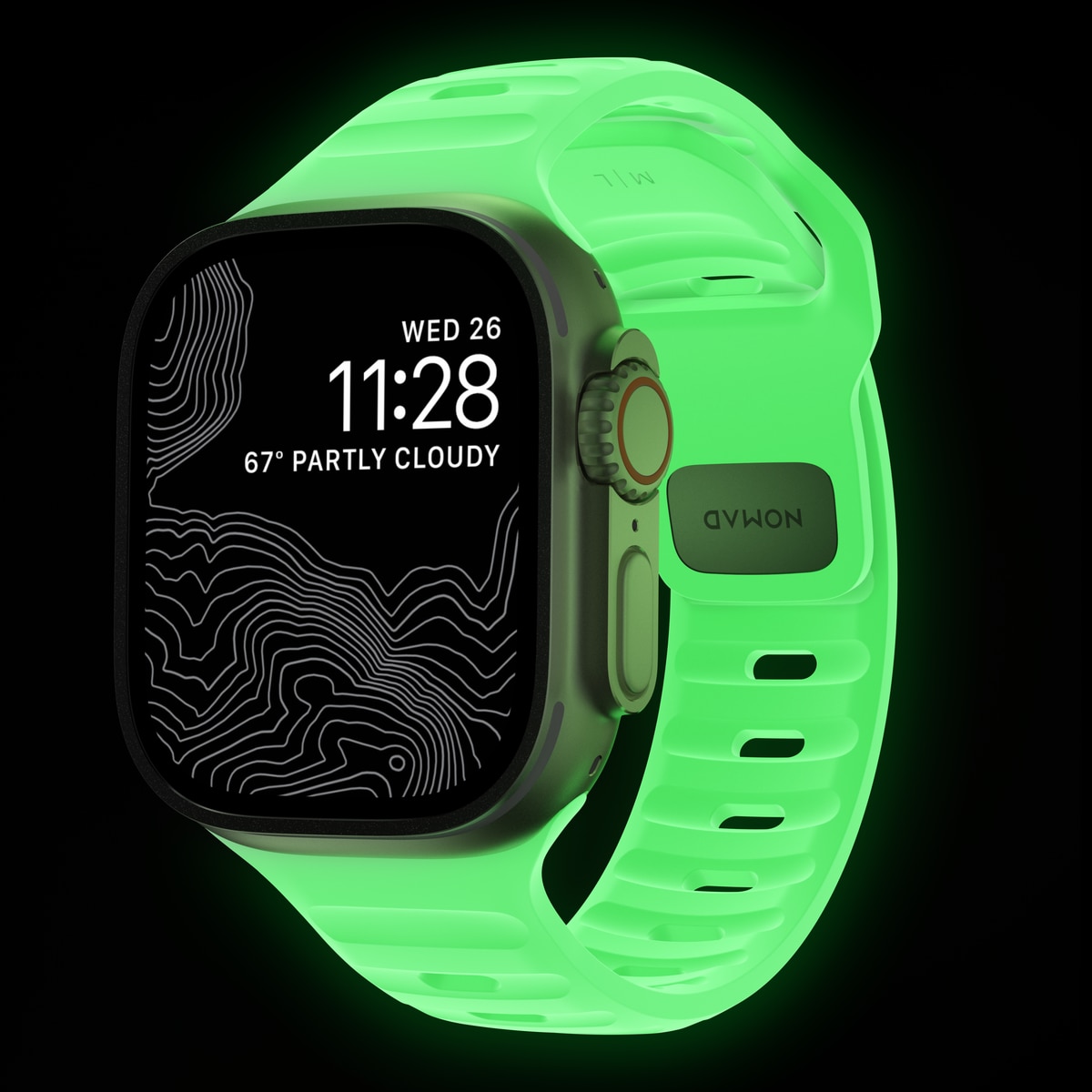 Apple watch band glow in the dark deals