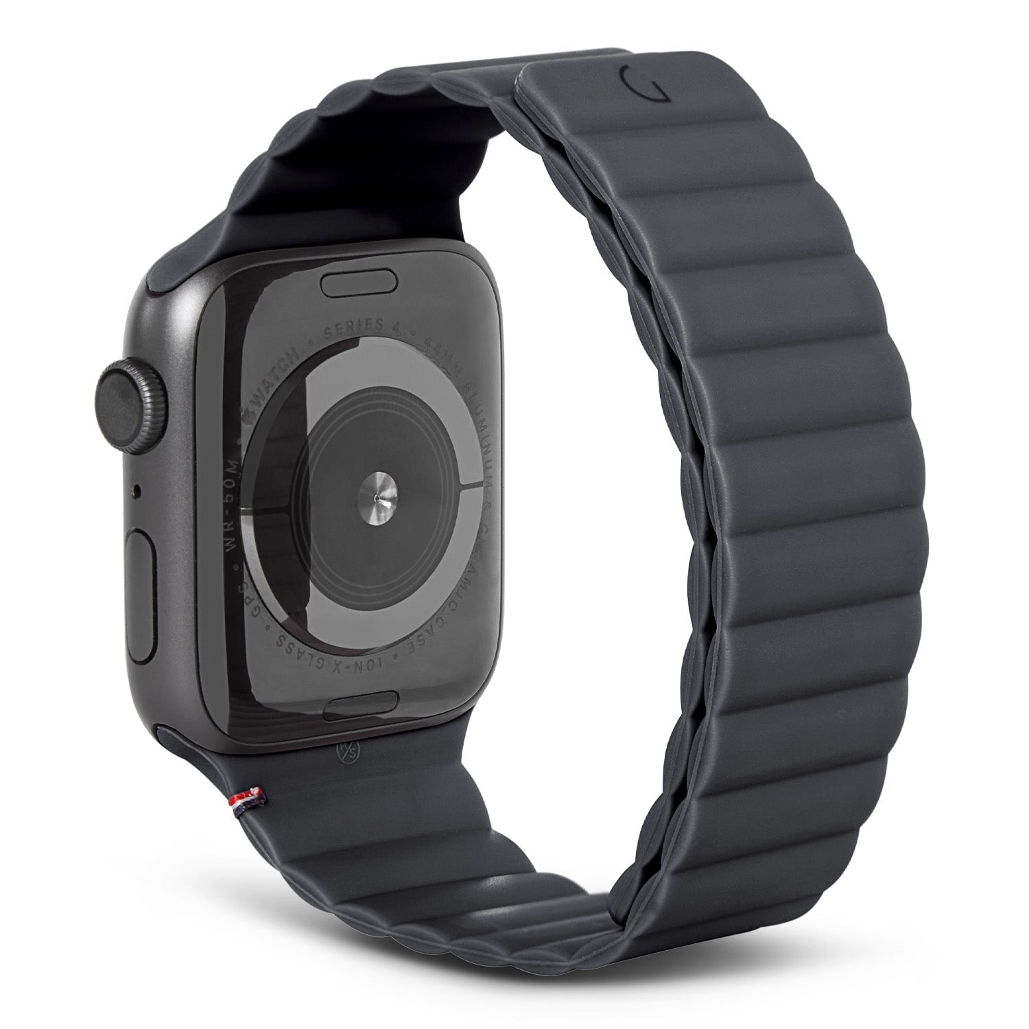 Silicone Magnetic Traction Strap Lite Apple Watch 45mm Series 9 Charcoal