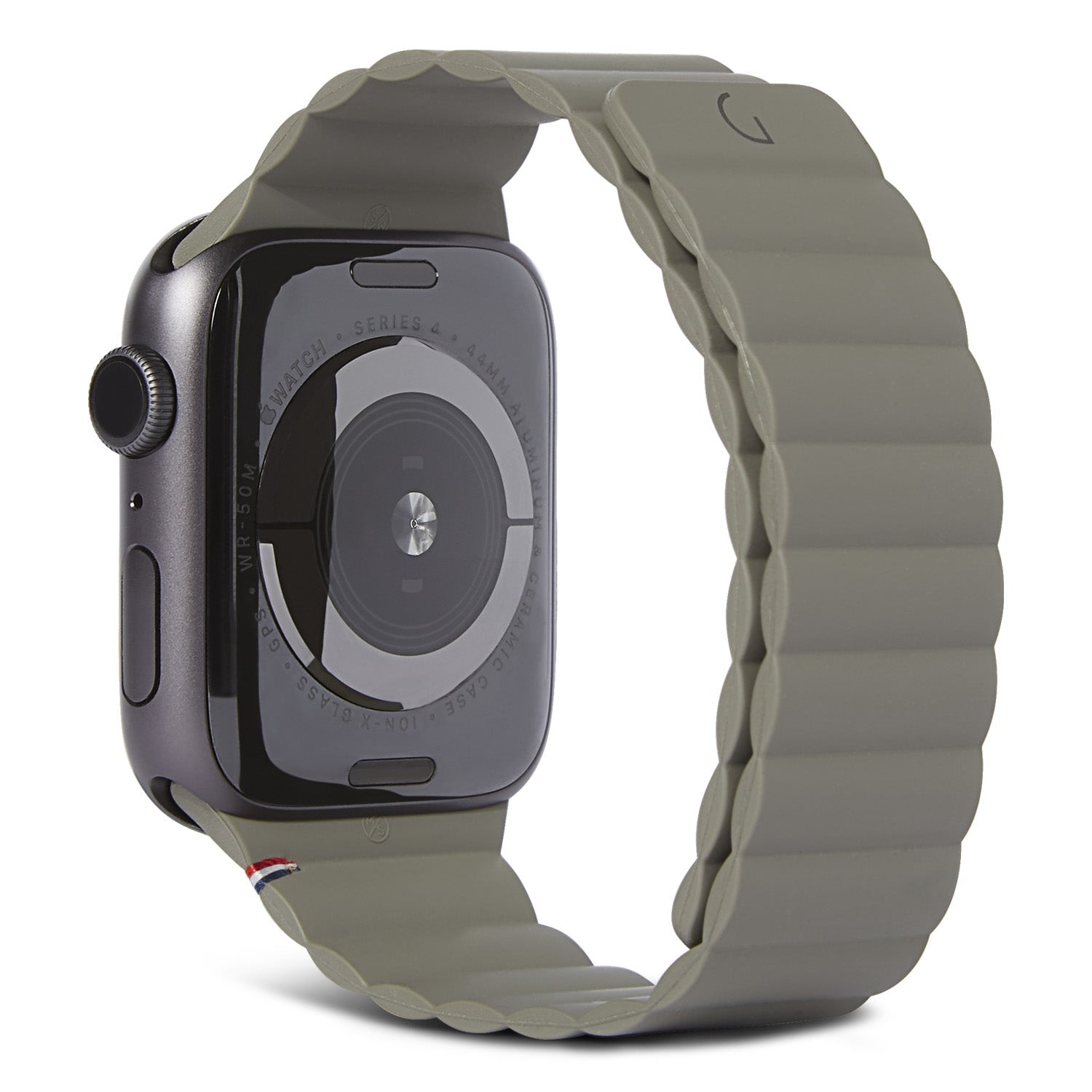 Silicone Magnetic Traction Strap Lite Apple Watch 44mm Olive