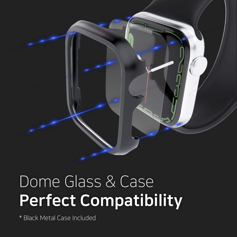 Dome Glass Screen Protector (2-pack) Apple Watch 45 mm