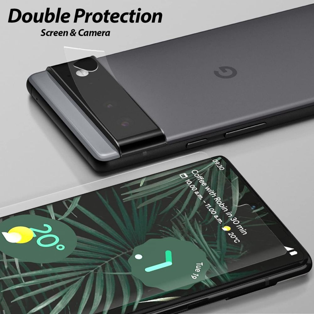 Dome Glass Screen Protector (2-pack) Google Pixel 6 Pro