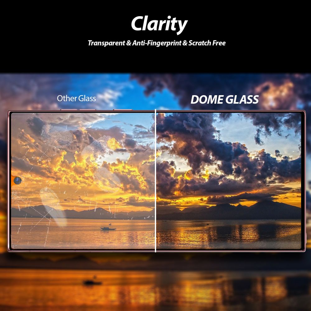 Dome Glass Screen Protector (2-pack) Samsung Galaxy S22 Ultra
