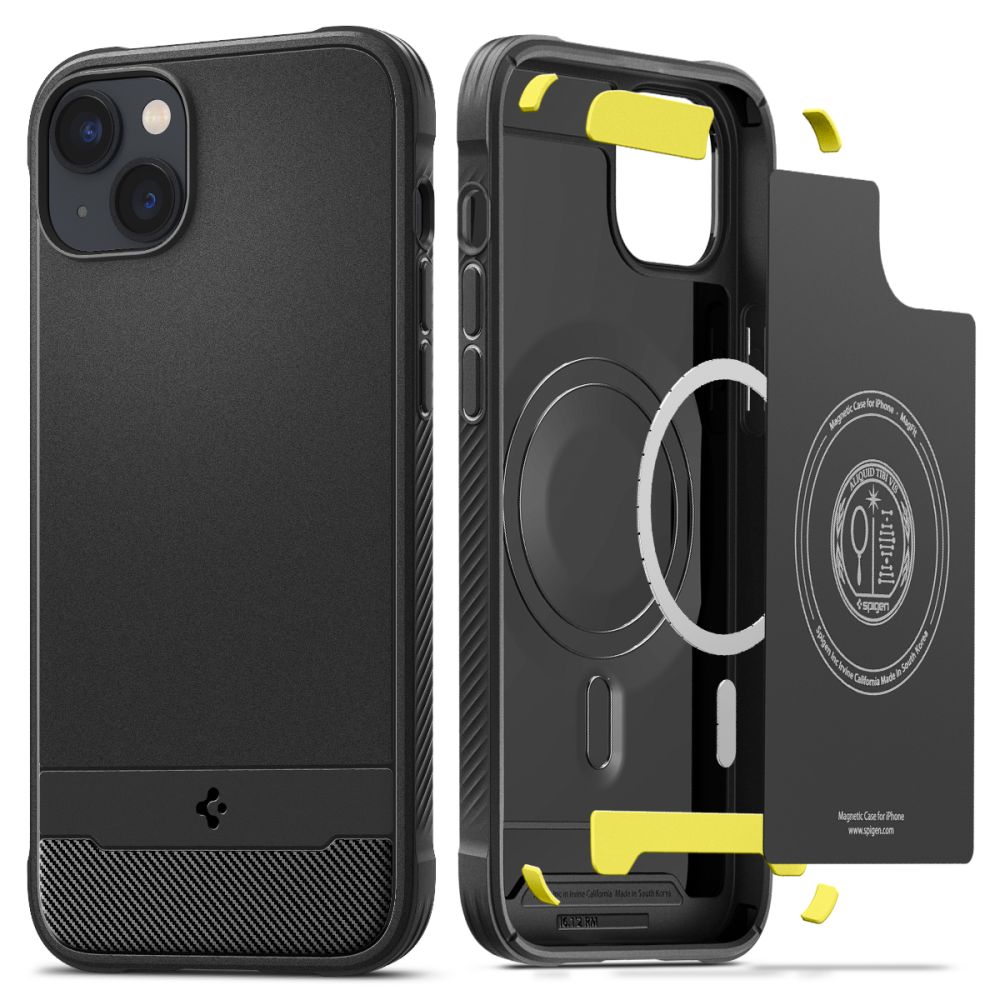 Case Rugged Armor Mag iPhone 14 Zwart