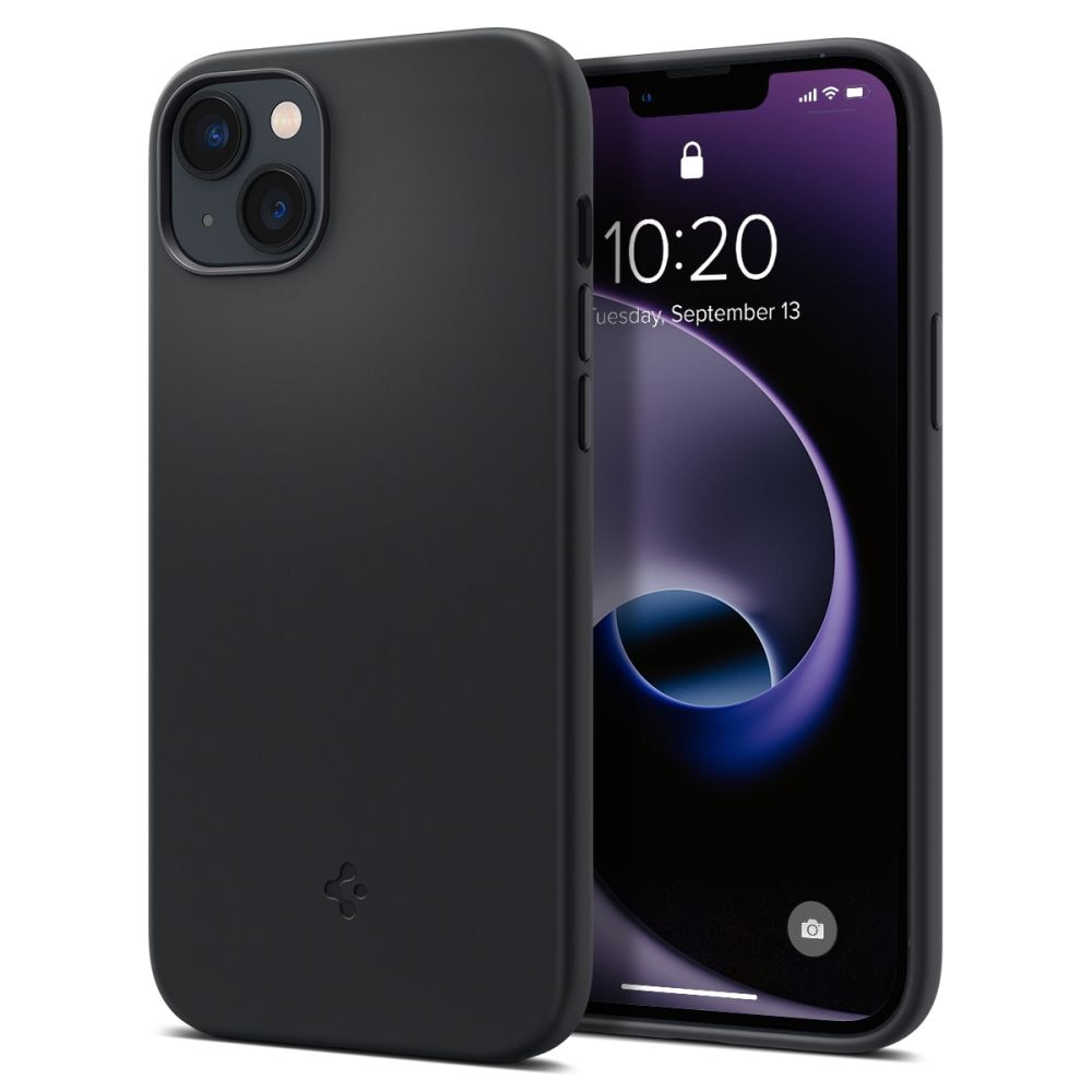 Case Silicone Fit Mag iPhone 14 Zwart