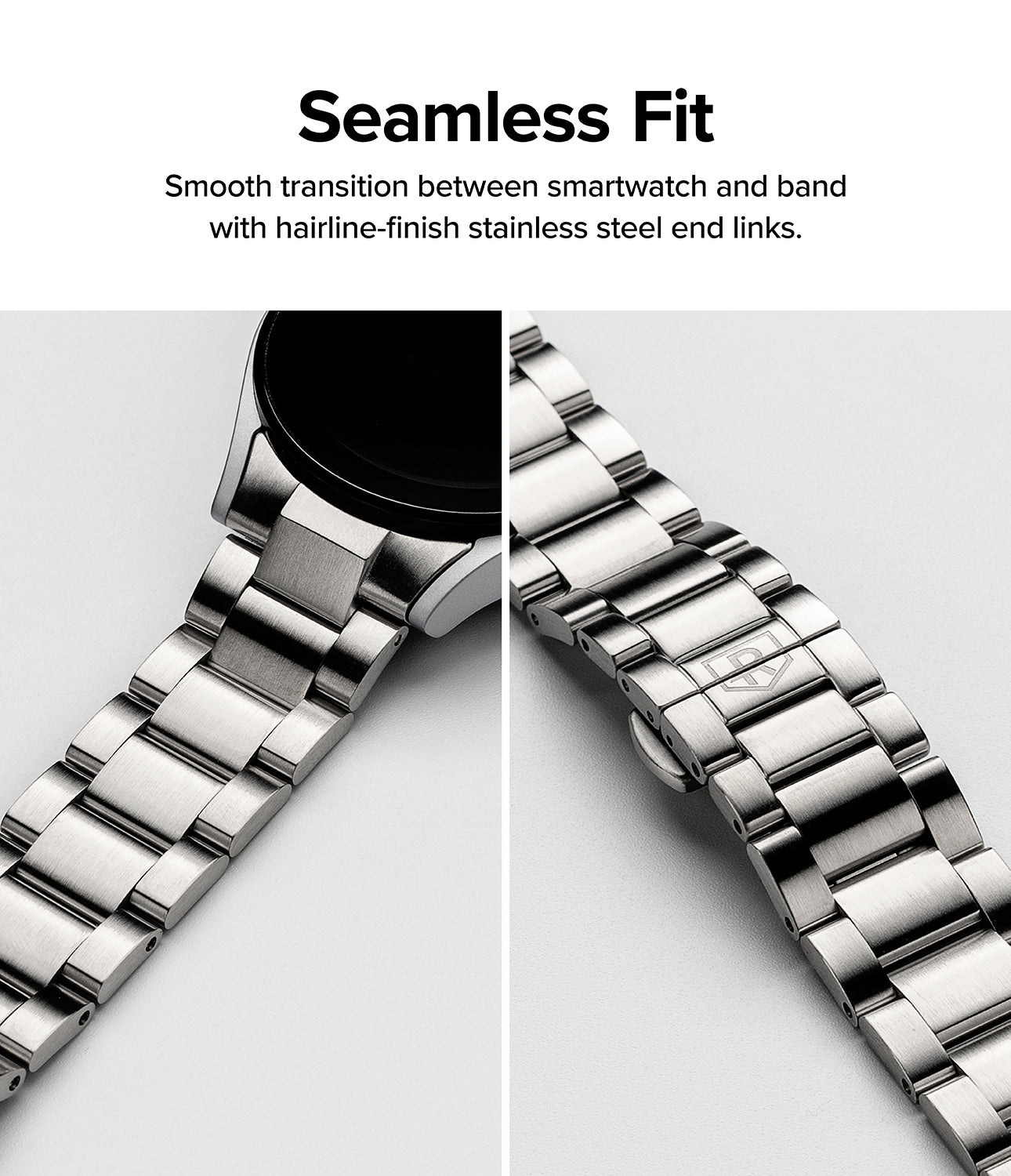 Metal One Armband Samsung Galaxy Watch 4 44mm Zilver