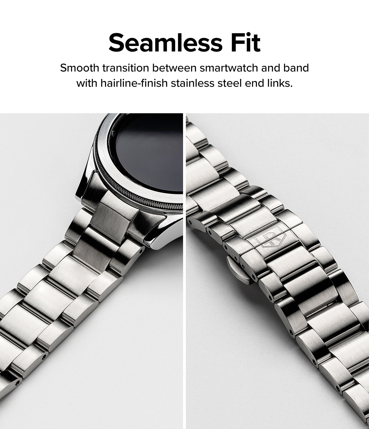 Metal One Armband Samsung Galaxy Watch 4 Classic 46mm Zilver