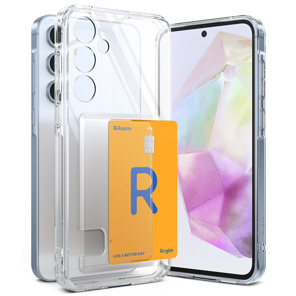 Fusion Card Case Samsung Galaxy A35 Clear