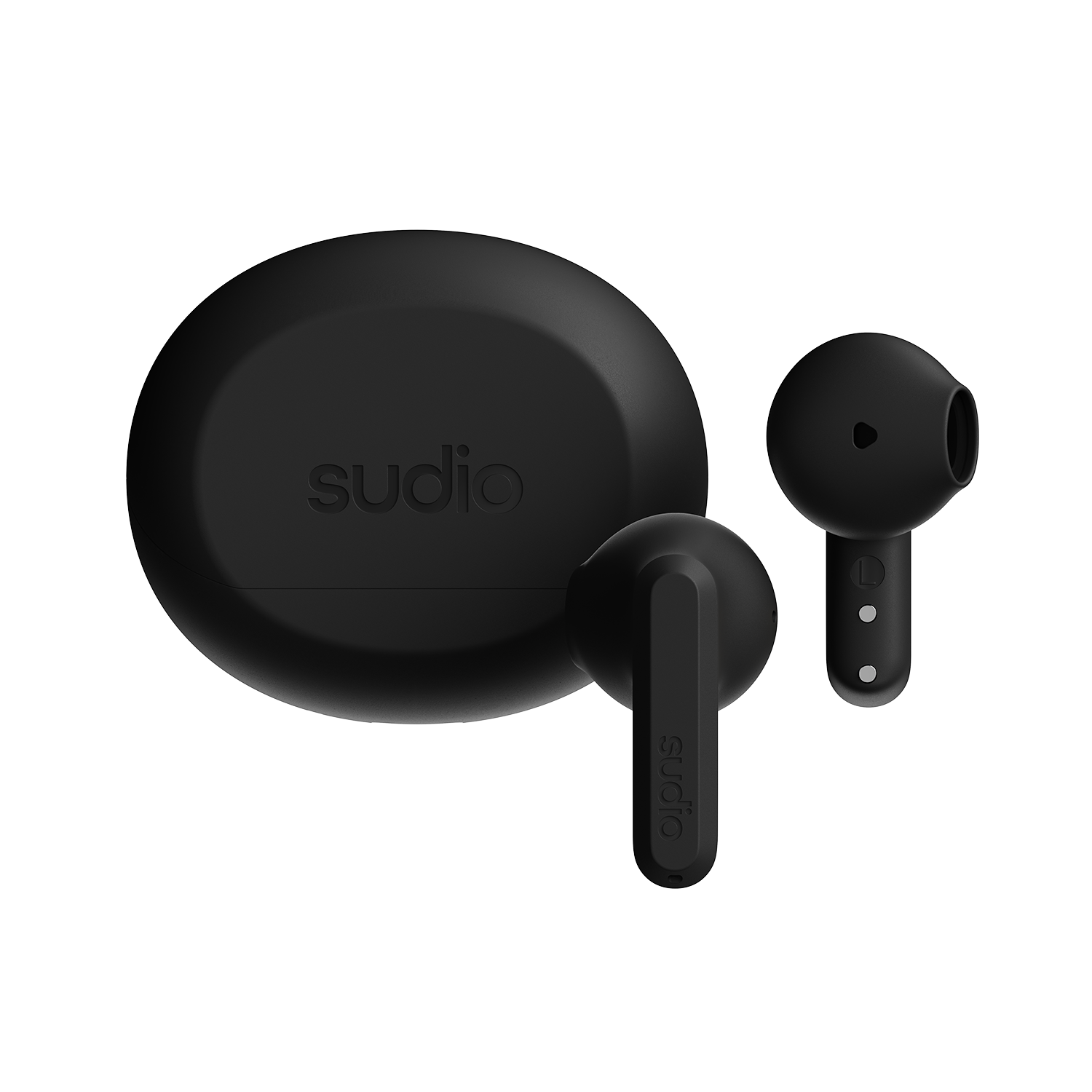 A3 Draadloze In-ear Koptelefoon Zwart