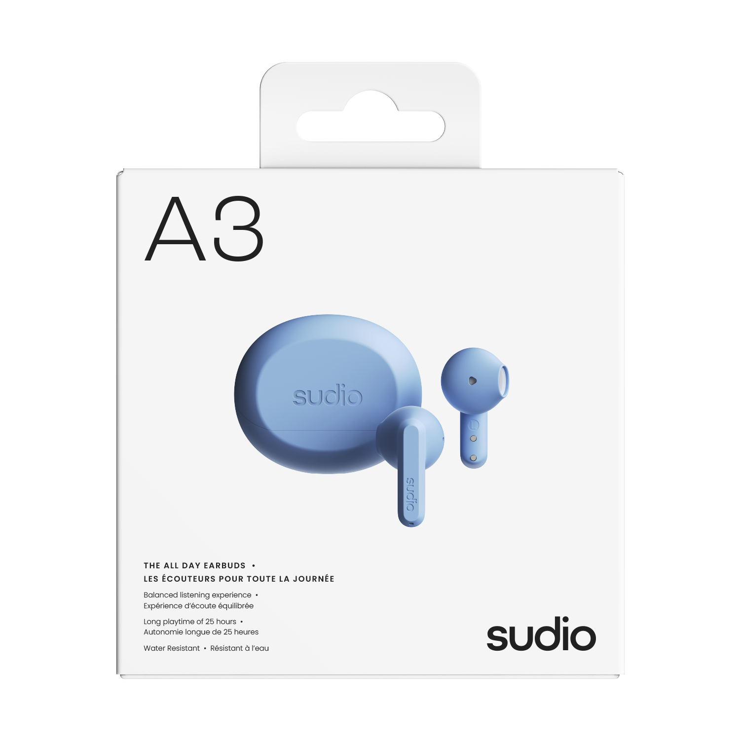 A3 Draadloze In-ear Koptelefoon Blauw
