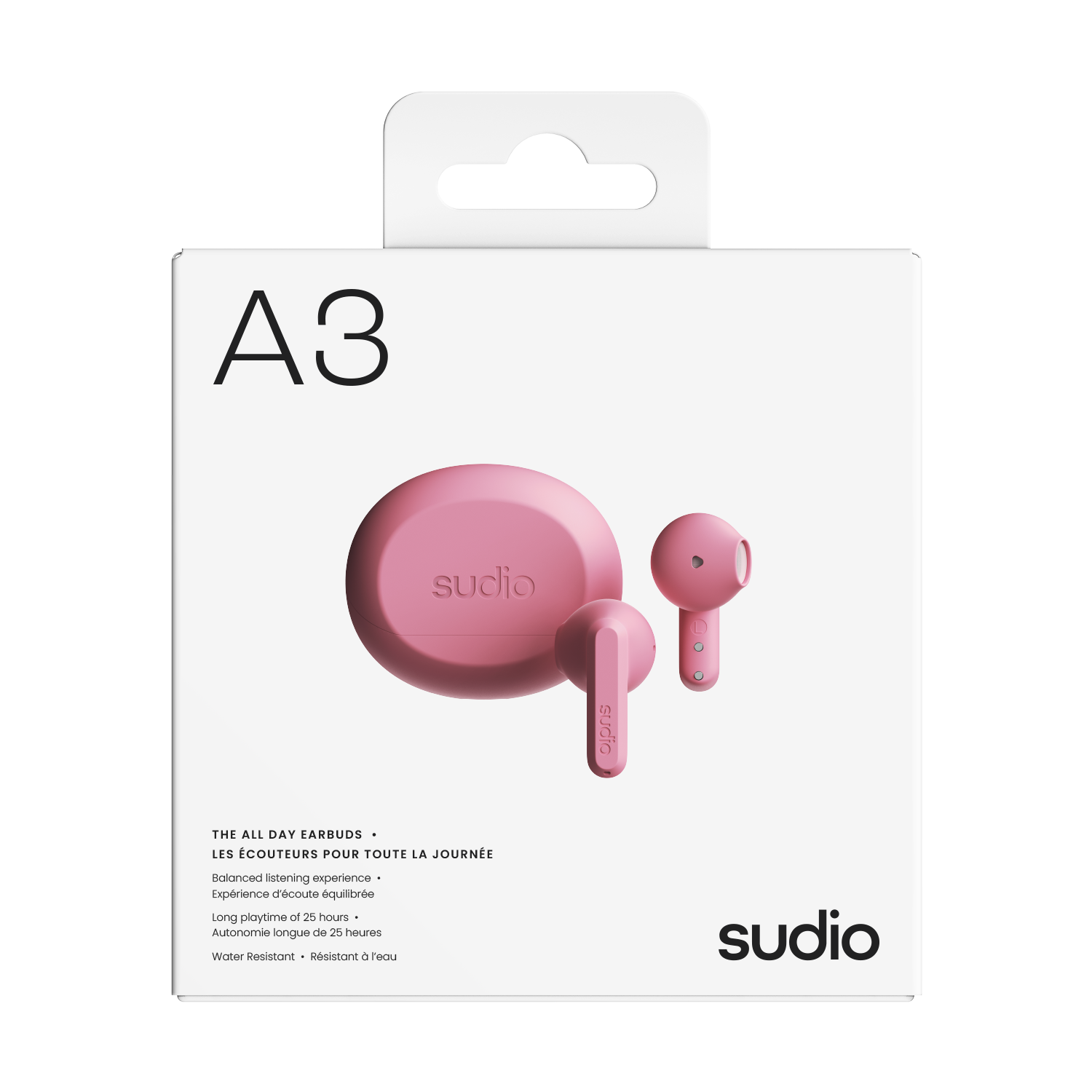 A3 Draadloze In-ear Koptelefoon Roze