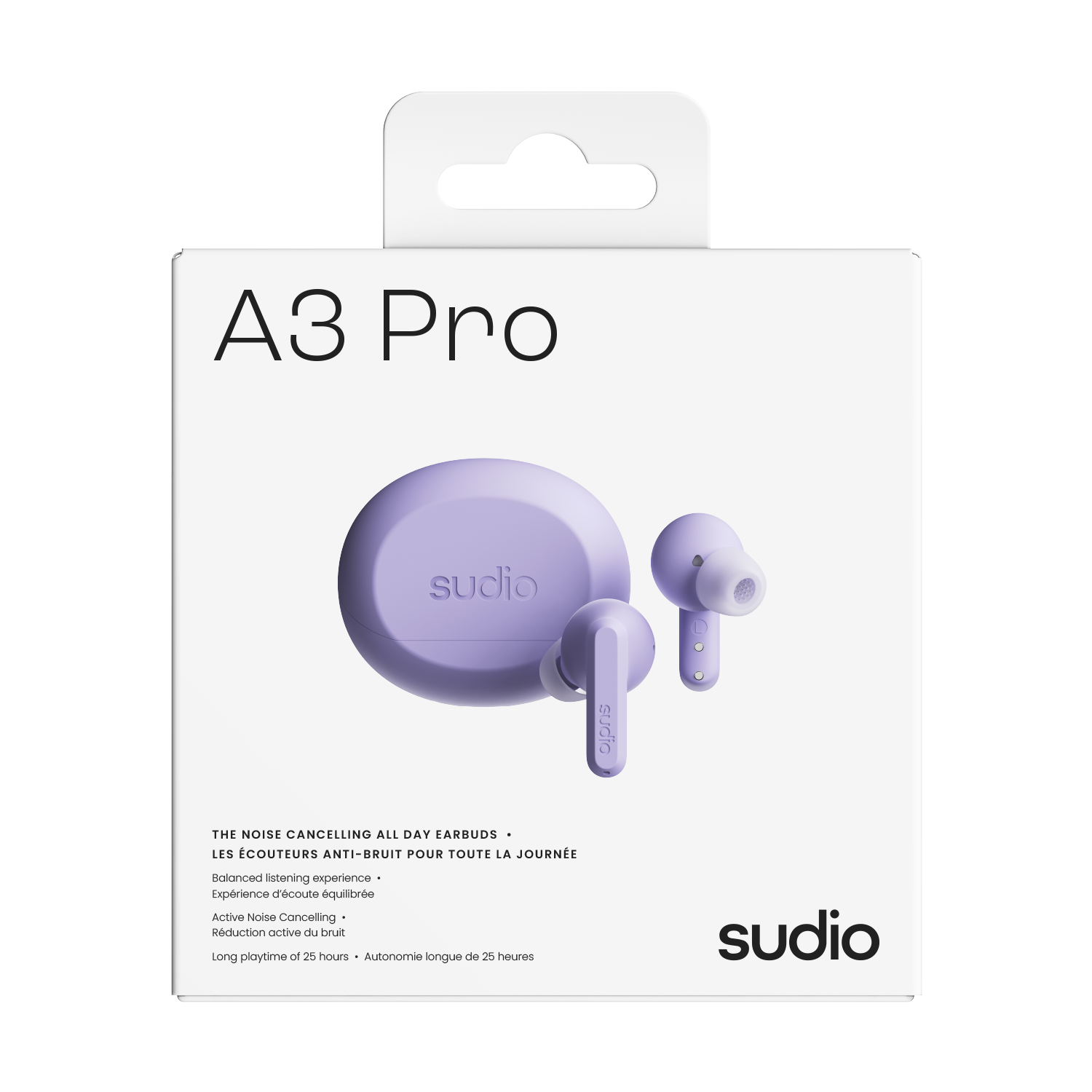A3 Pro Draadloze In-ear Koptelefoon Paars