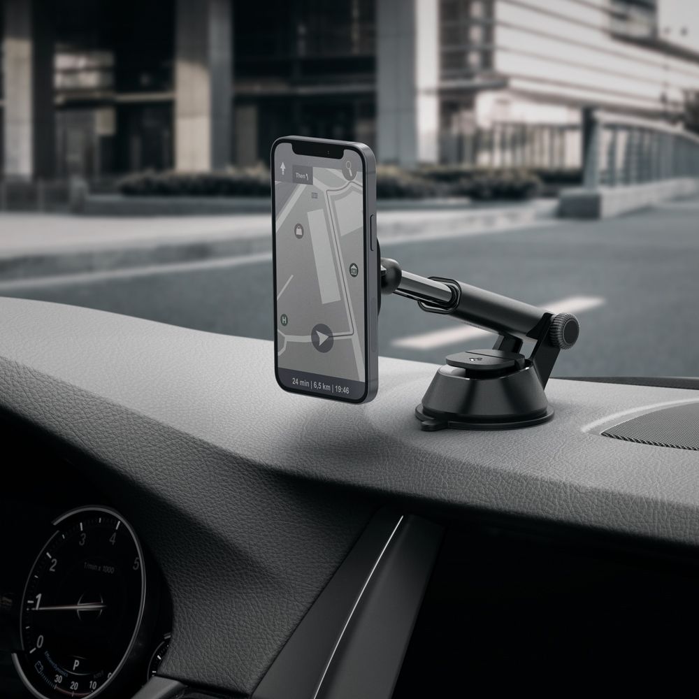 OneTap Magnetic MagSafe Car Mount Holder Zwart