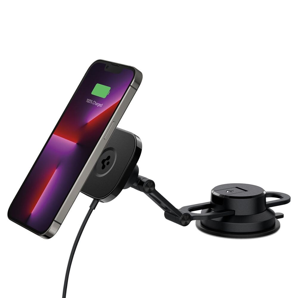 OneTap Pro 3 Magnetic MagSafe Car Mount Charger Zwart