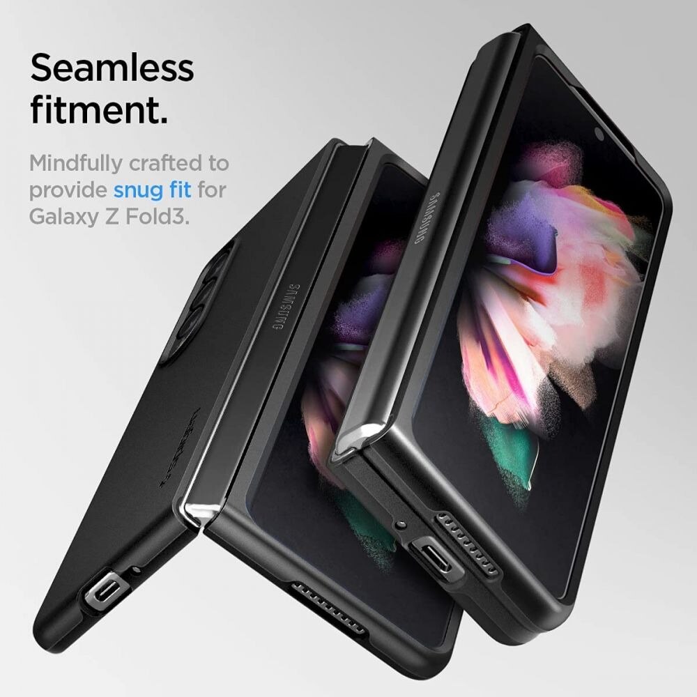 Case Thin Fit Samsung Galaxy Z Fold 3 Zwart