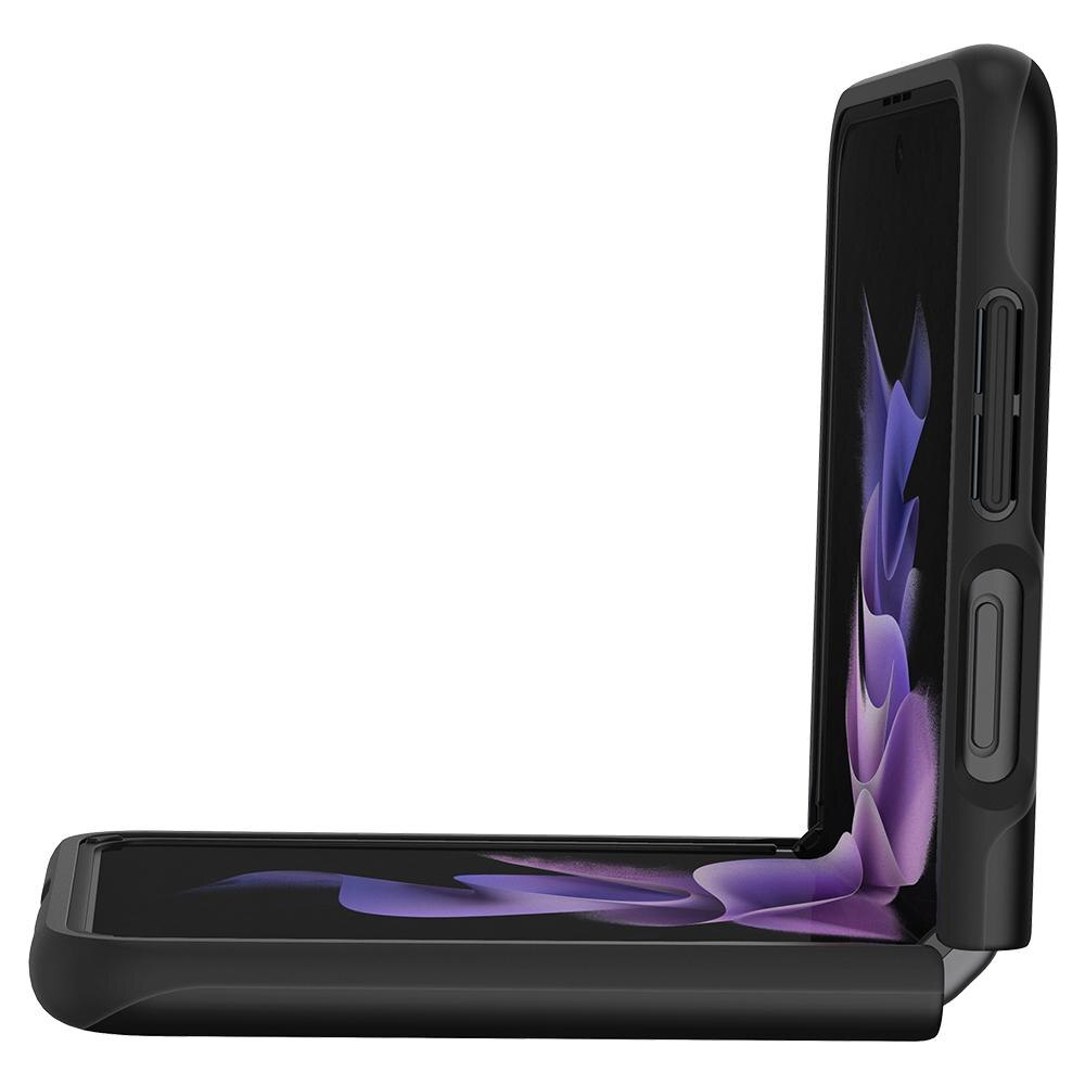 Case Thin Fit Samsung Galaxy Z Flip 3 Zwart