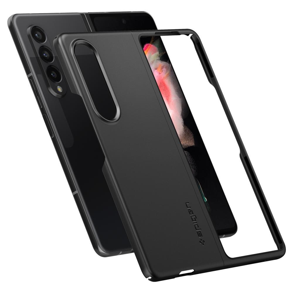 Case AirSkin Samsung Galaxy Z Fold 3 Zwart