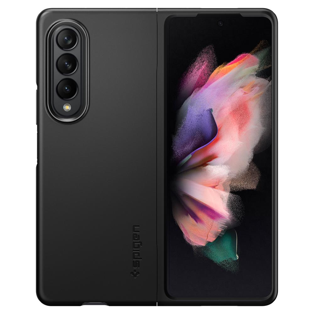 Case AirSkin Samsung Galaxy Z Fold 3 Zwart