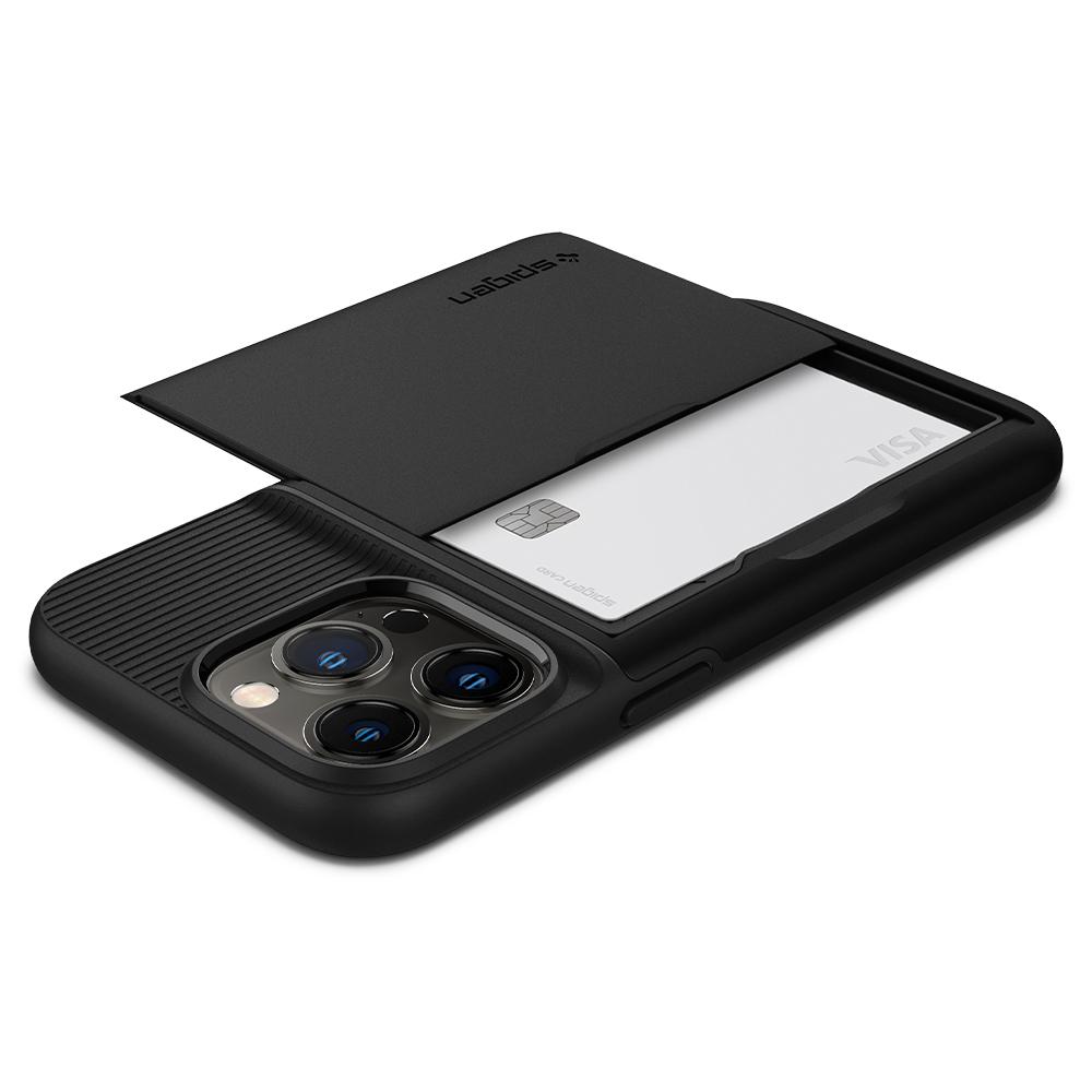 Case Slim Armor CS iPhone 13 Pro Zwart