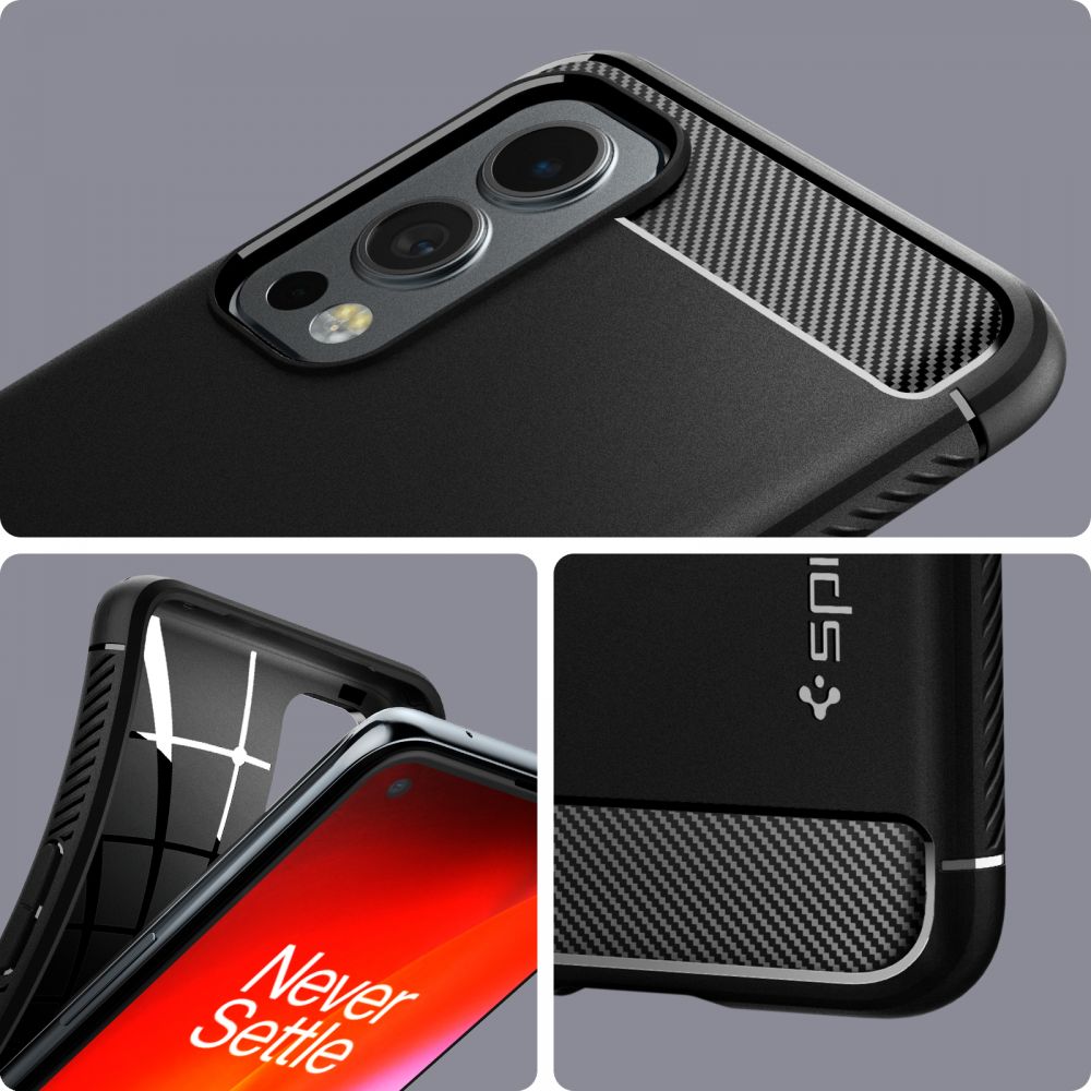 Case Rugged Armor OnePlus Nord 2 5G Zwart