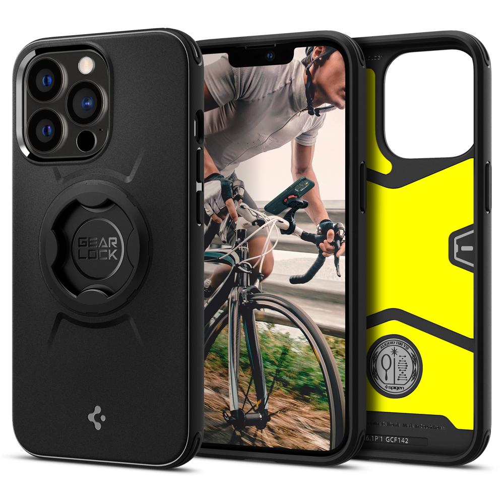 Bike Mount Case iPhone 13 Pro Max Zwart