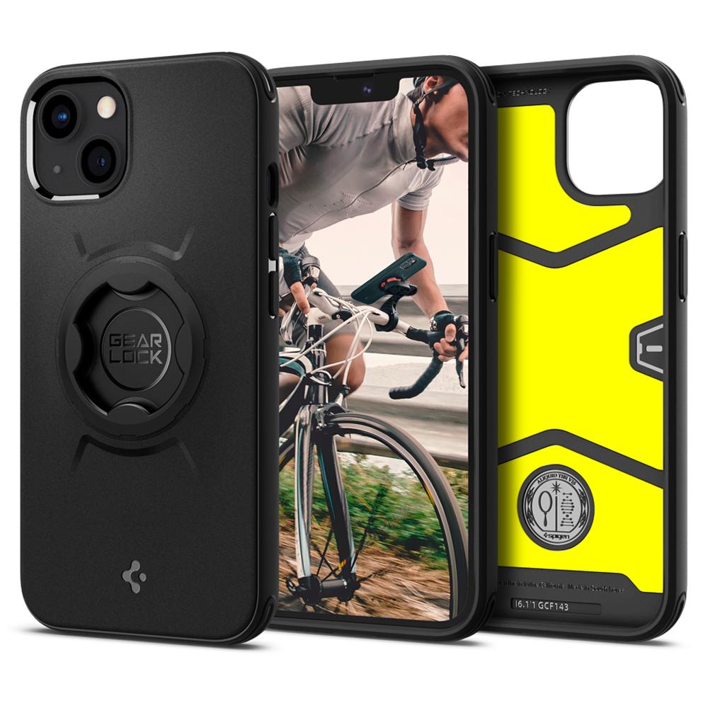 Bike Mount Case iPhone 13 Zwart