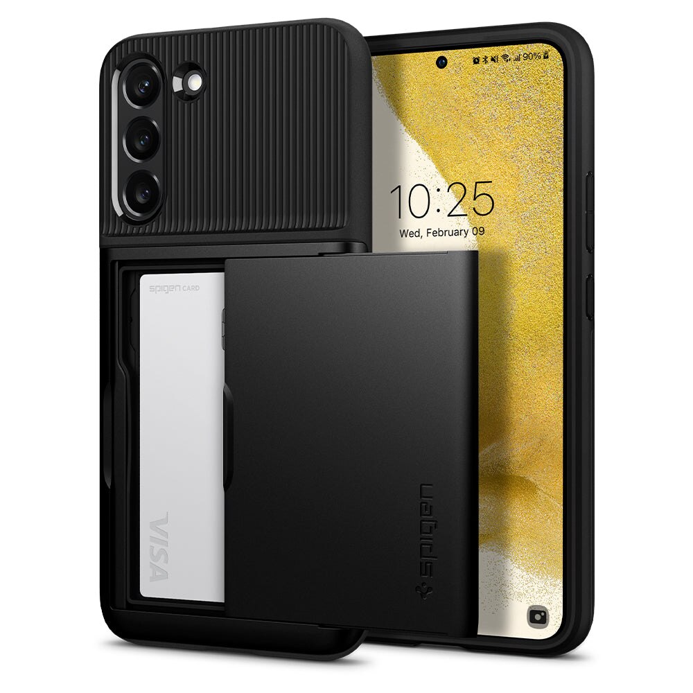 Case Slim Armor CS Samsung Galaxy S22 Plus Zwart