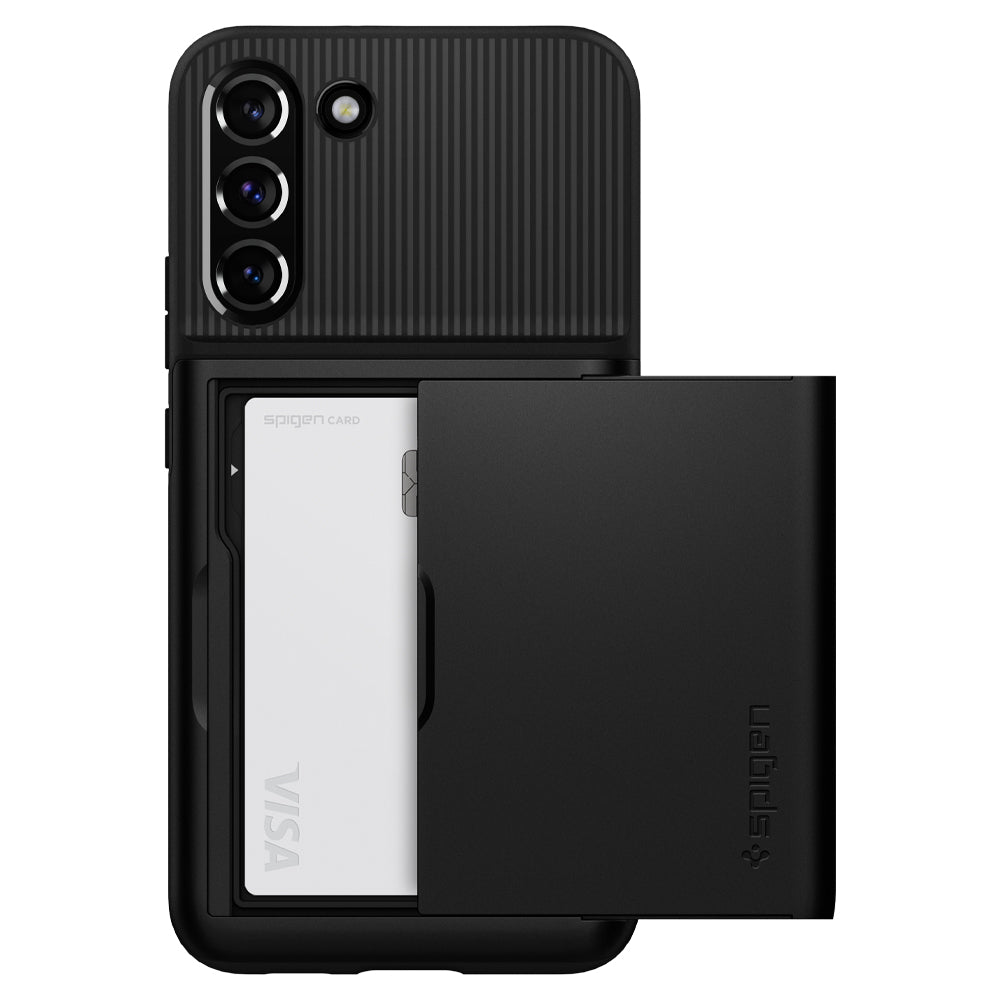 Case Slim Armor CS Samsung Galaxy S22 Plus Zwart