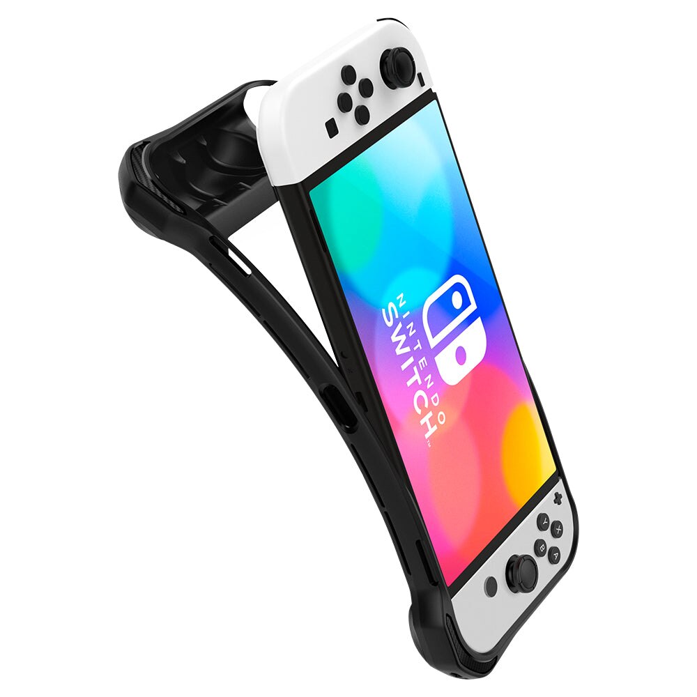 Case Rugged Armor Nintendo Switch OLED zwart