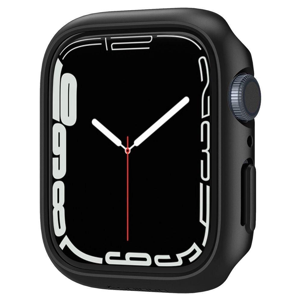 Case Thin Fit Apple Watch 45mm Series 8 Zwart