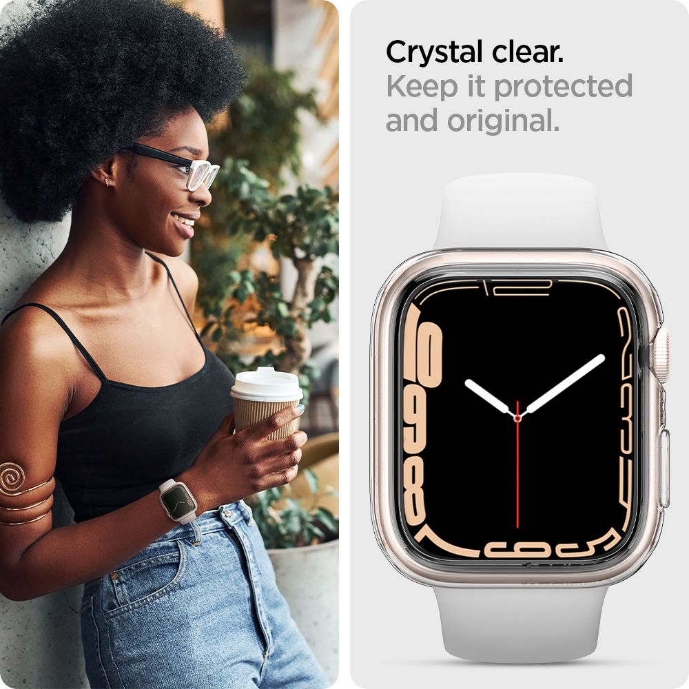 Case Liquid Apple Watch 41mm Series 8 Crystal Clear