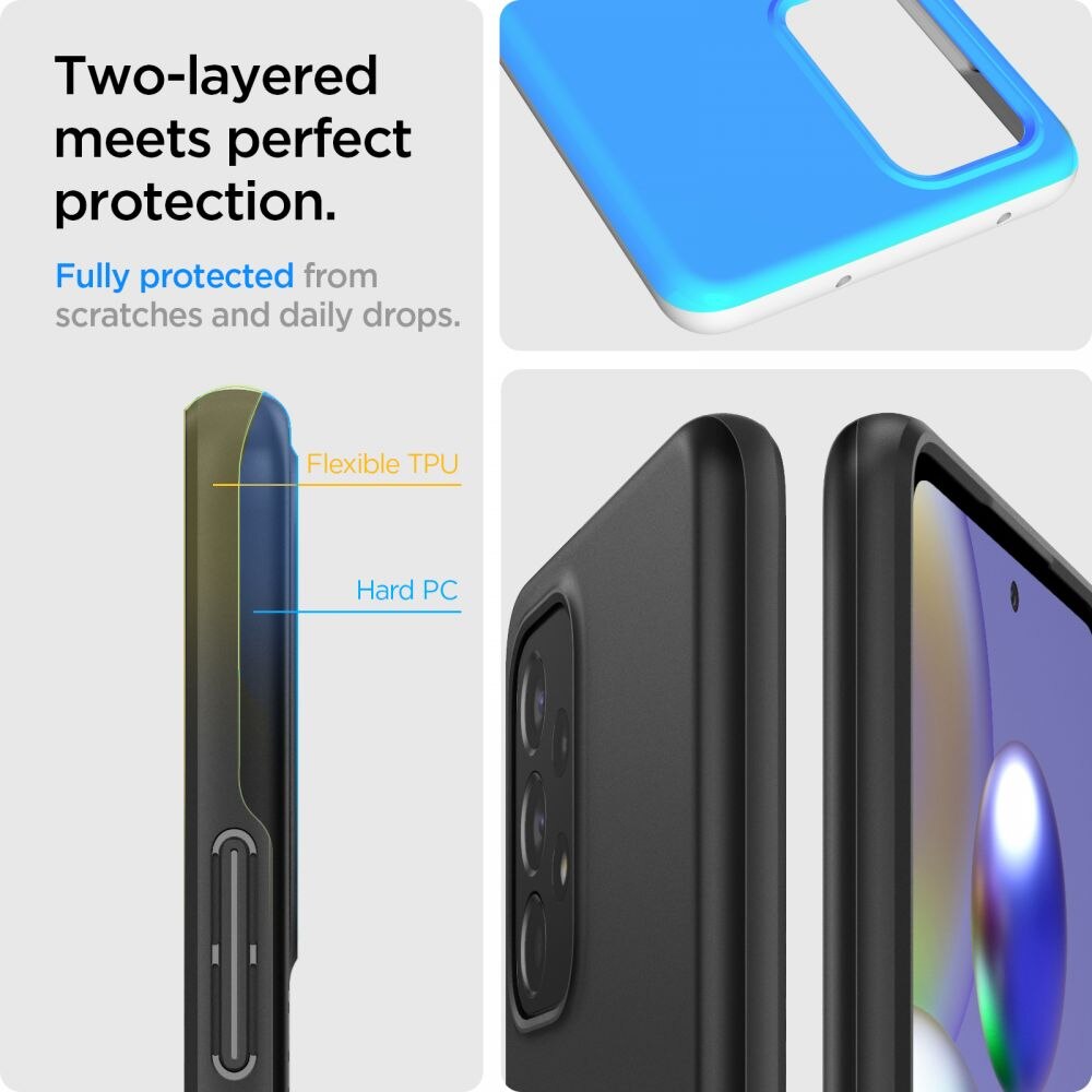Case Thin Fit Samsung Galaxy A53 Zwart