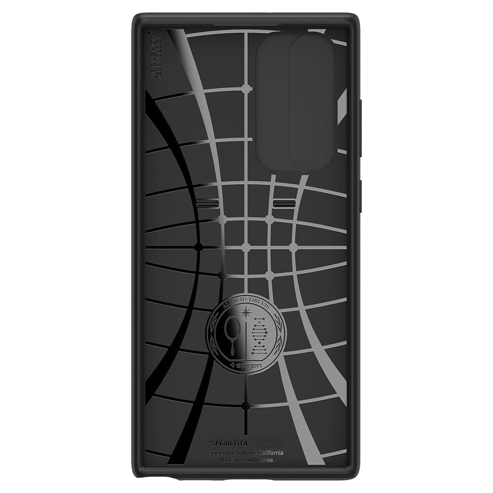 Case Optik Armor Samsung Galaxy S22 Ultra Zwart