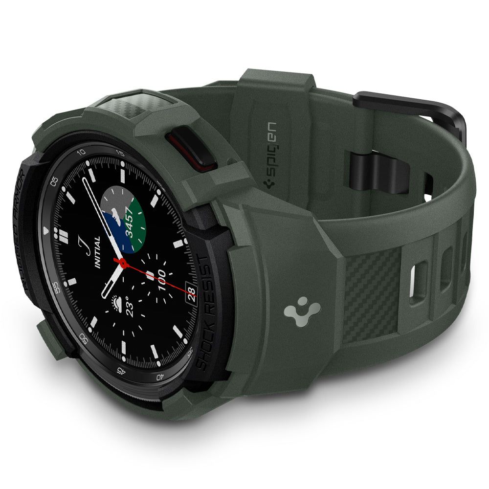 Case Rugged Armor Pro Samsung Galaxy Watch 4 Classic 46mm Military Green