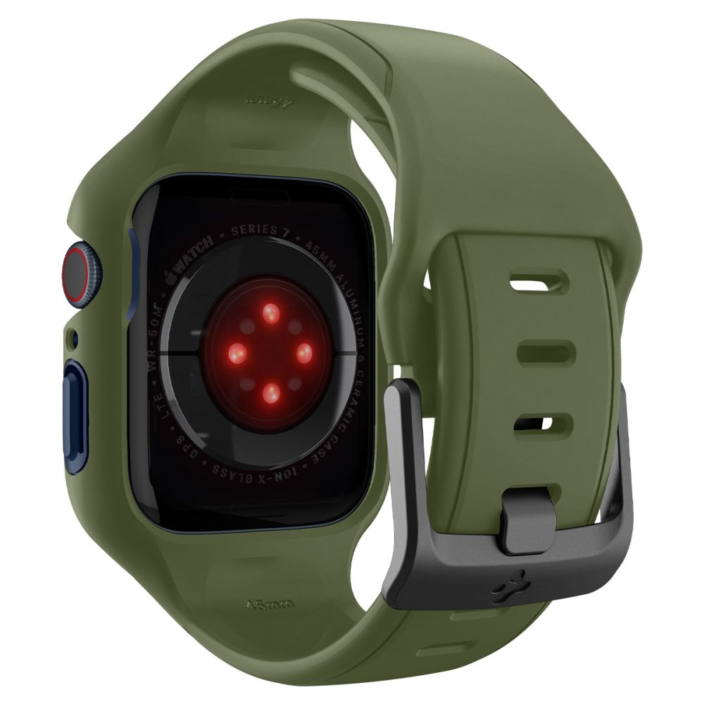 Liquid Air Pro Case Apple Watch 45mm Series 8 Moss Green