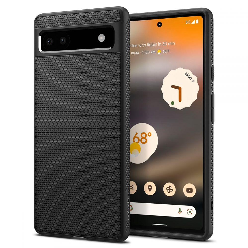 Case Liquid Air Google Pixel 6a Zwart