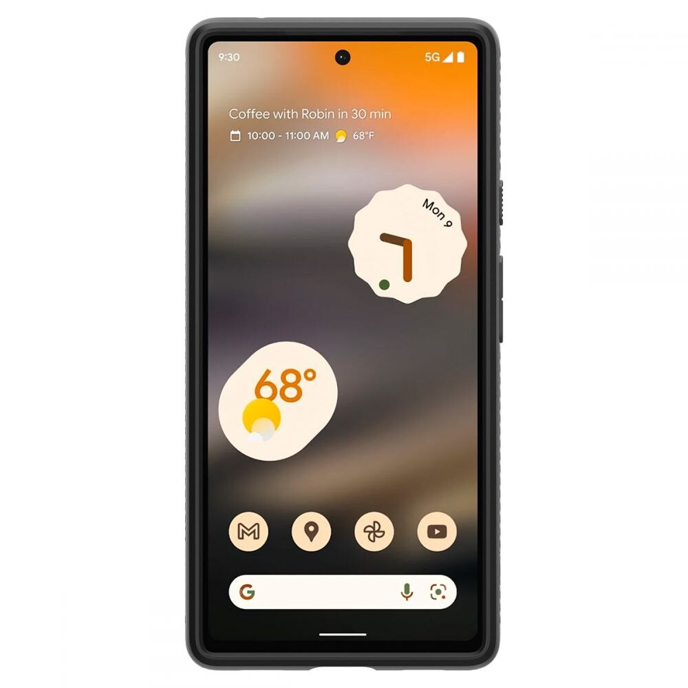 Case Liquid Air Google Pixel 6a Zwart