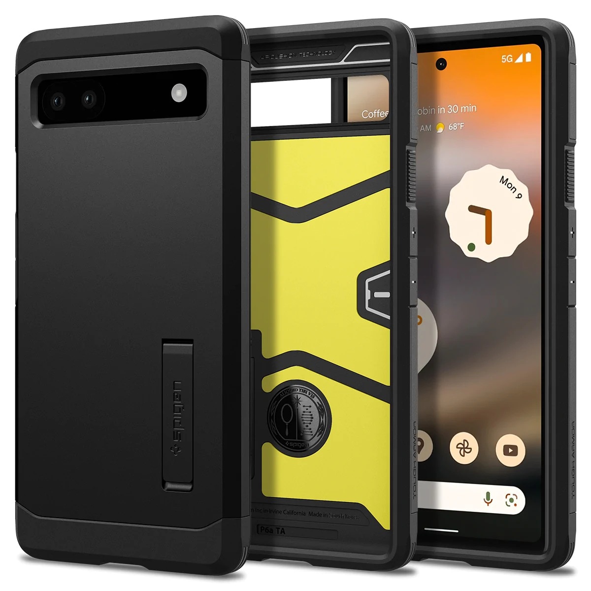 Case Tough Armor Google Pixel 6a Zwart