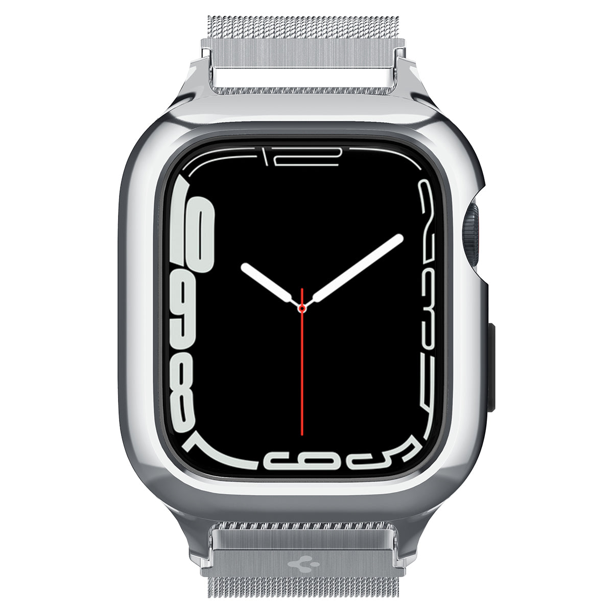 Case Metal Fit Pro Apple Watch 45mm Series 8 Silver