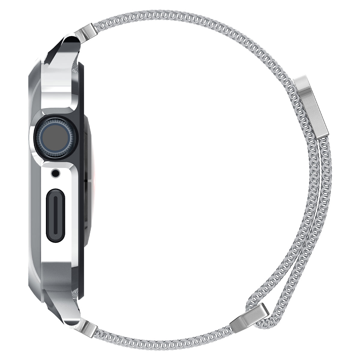 Case Metal Fit Pro Apple Watch 45mm Series 8 Silver