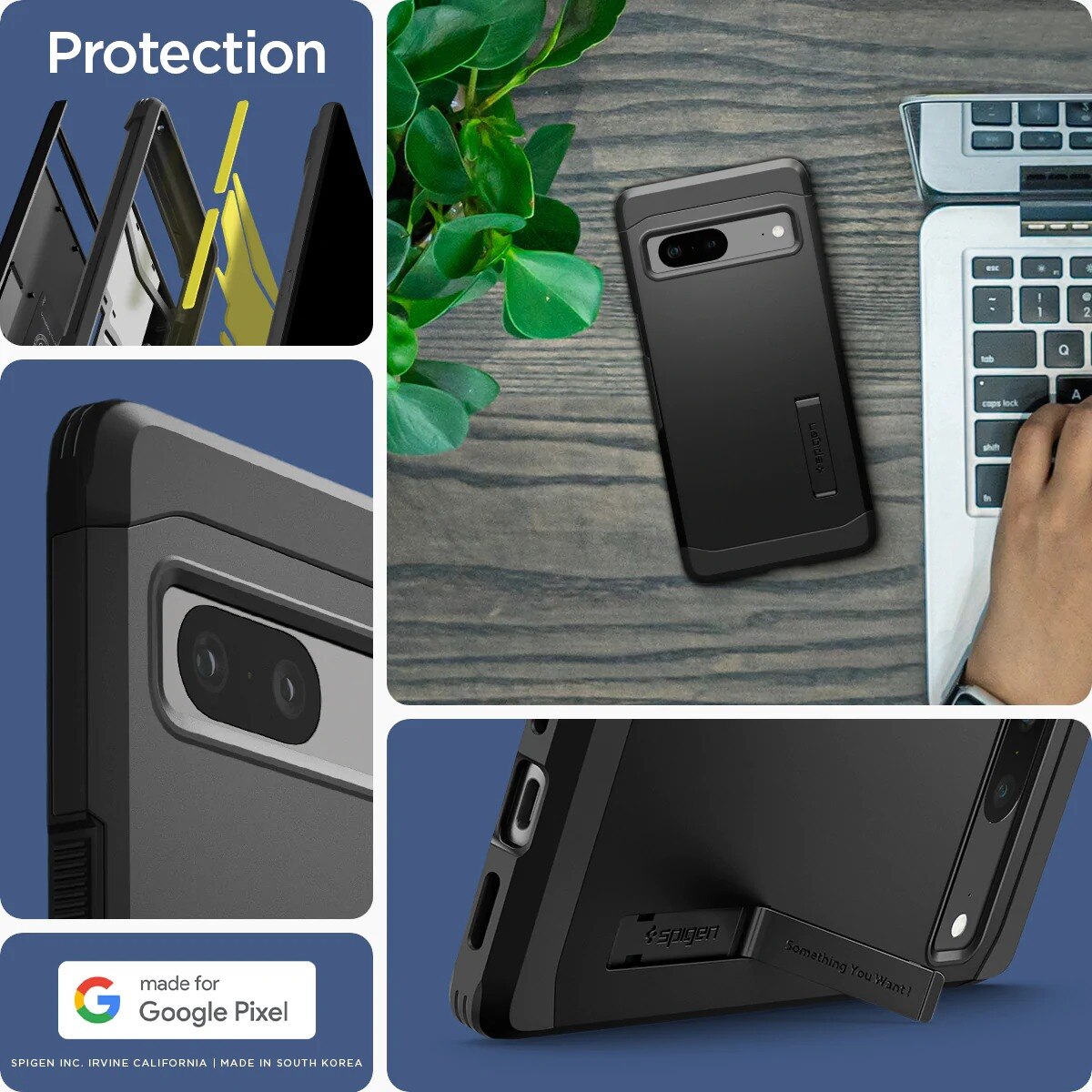 Case Tough Armor Google Pixel 7 Zwart