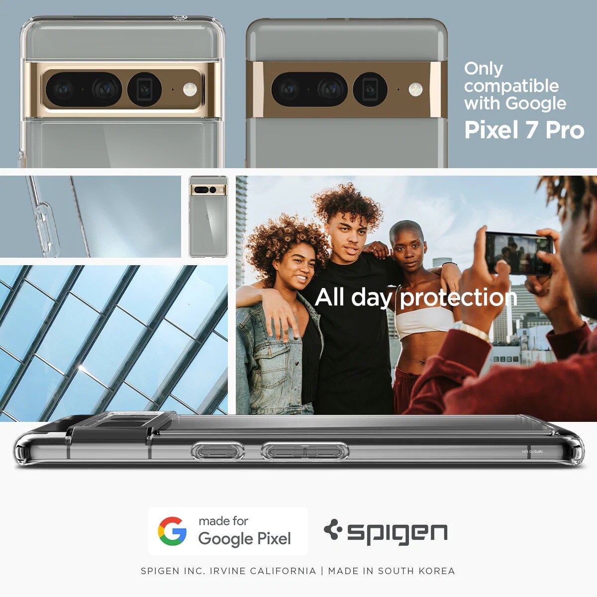 Case Ultra Hybrid Google Pixel 7 Pro Crystal Clear