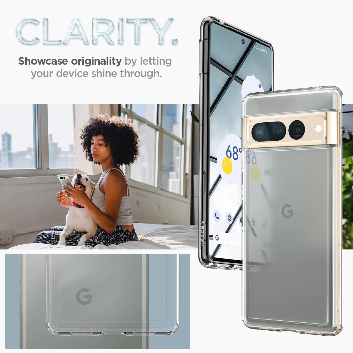 Case Ultra Hybrid Google Pixel 7 Pro Crystal Clear