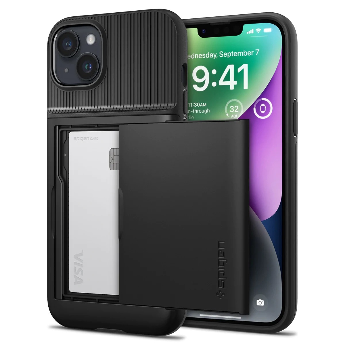 Case Slim Armor CS iPhone 14 Plus Zwart