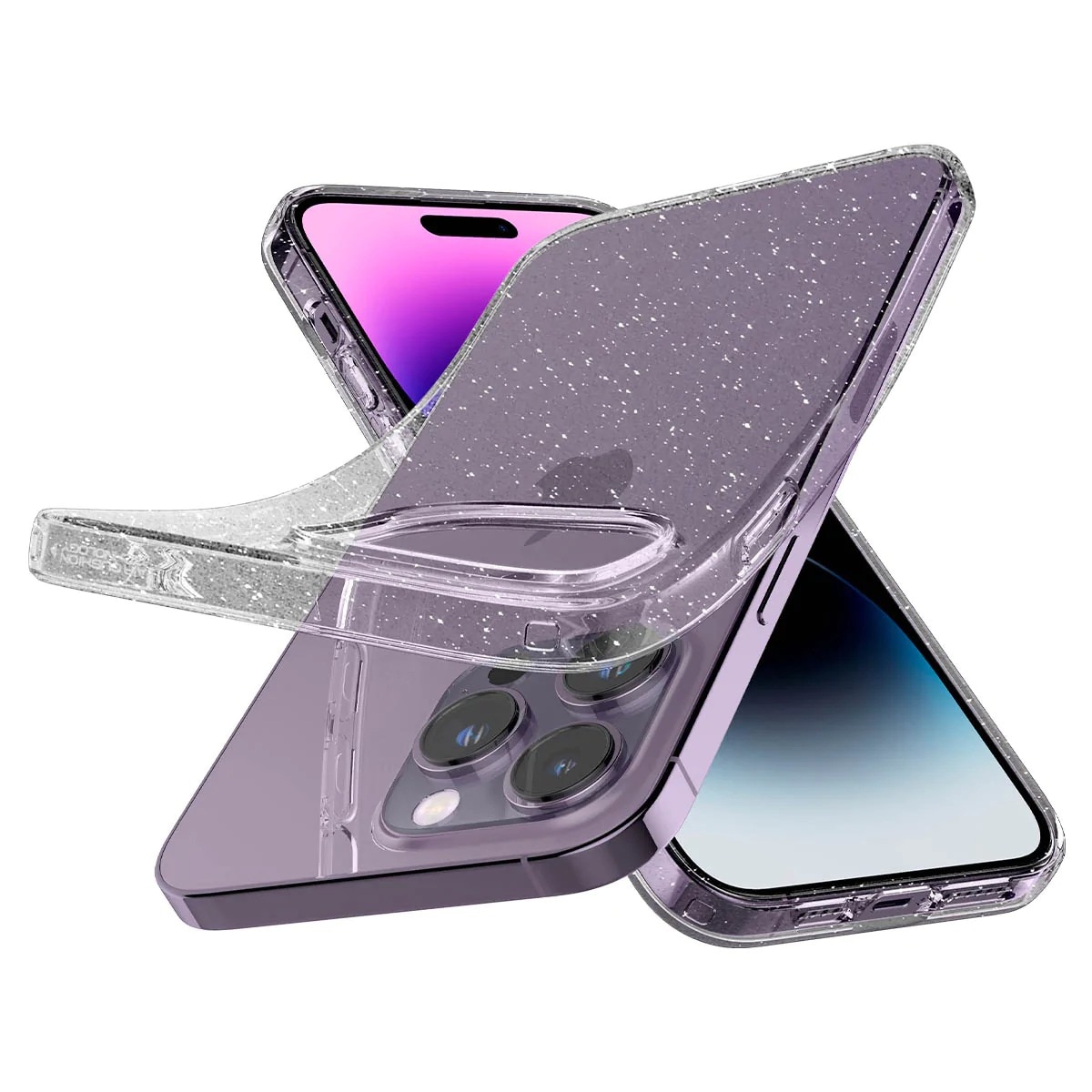 Case Liquid iPhone 14 Pro Max Crystal Glitter Crystal