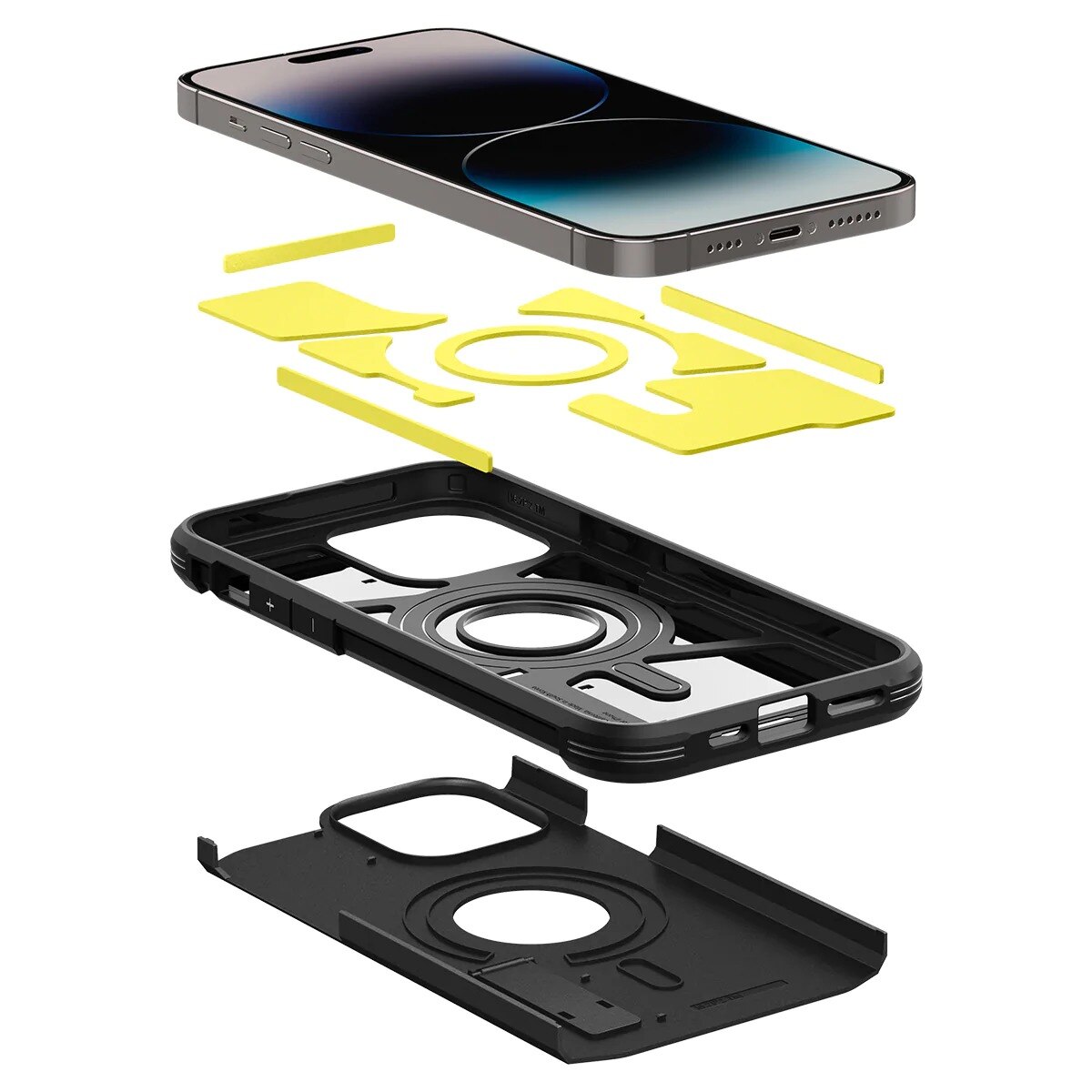 Case Tough Armor Mag iPhone 14 Pro Zwart