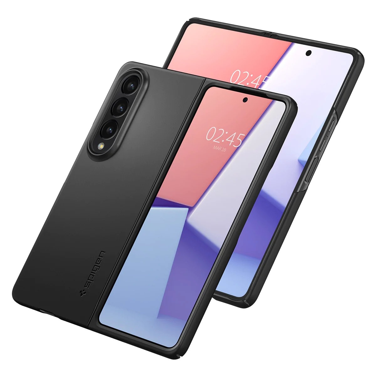 Case AirSkin Samsung Galaxy Z Fold 4 Zwart