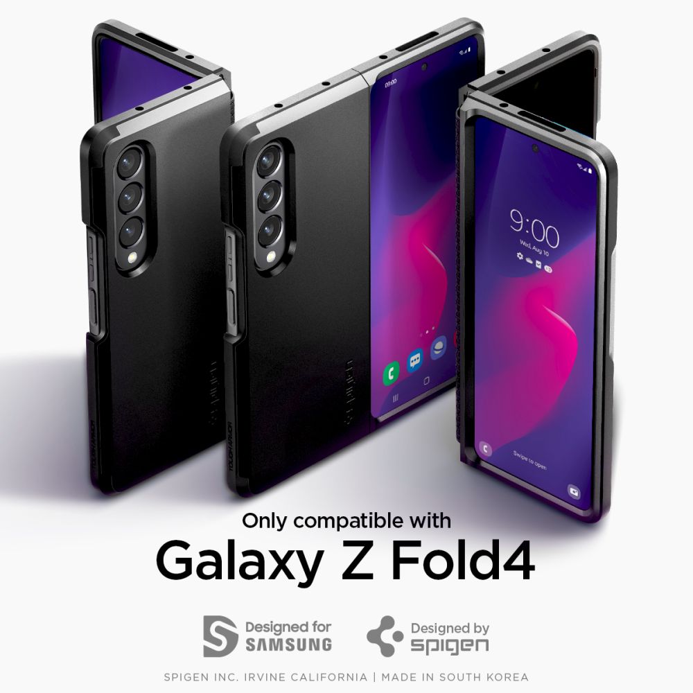 Case Tough Armor Samsung Galaxy Z Fold 4 Zwart