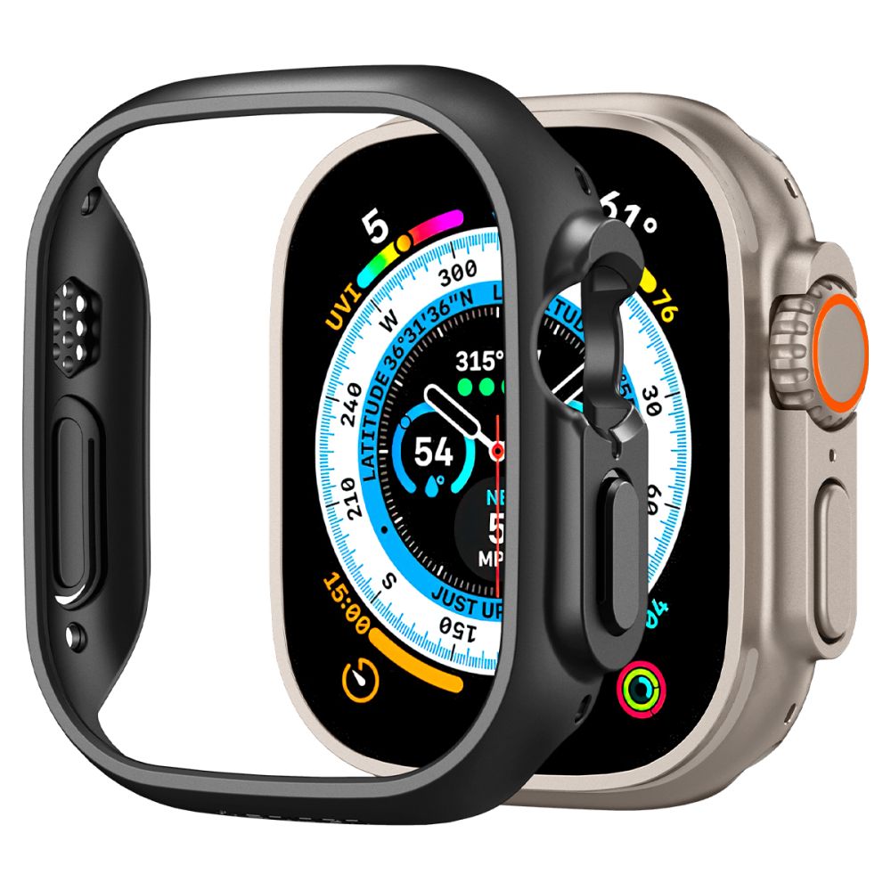 Case Thin Fit Apple Watch Ultra 49mm Zwart