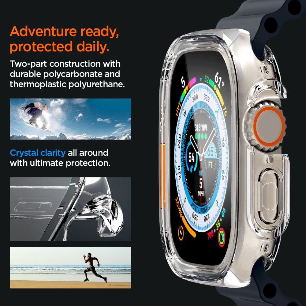 Case Ultra Hybrid Apple Watch Ultra 2 49mm Crystal Clear