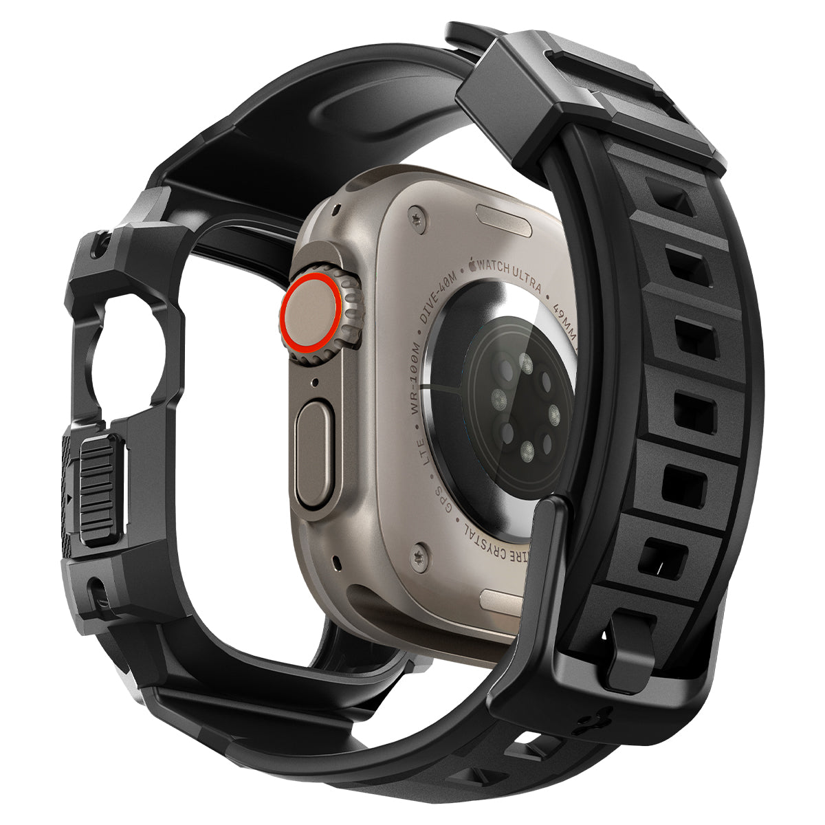 Case Rugged Armor Pro Apple Watch Ultra 49mm Zwart